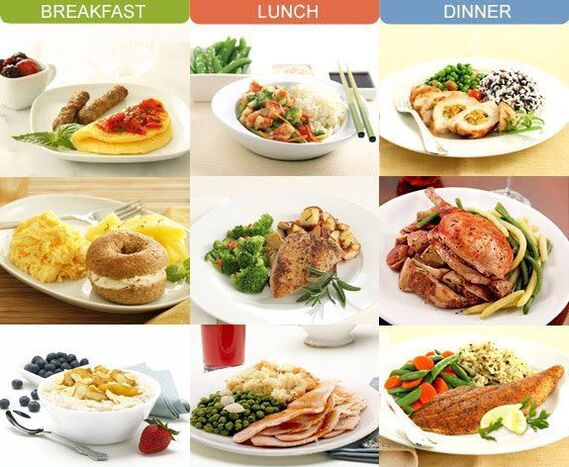 Makanan diet untuk sarapan pagi, makan tengah hari dan makan malam untuk pankreatitis